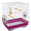 *Ferplast Rekord 1 Bianca Gabbia Per Uccelli 35,5X24,7X37Cm