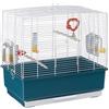 *Ferplast Rekord 3 Bianca Gabbia Per Uccelli 44X23,5Xh72Cm