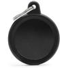 *My family My Family Hushtag Cerchio Alluminio Nero Gomma Nera Hta04Black