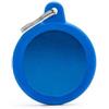 *My family My Family Hushtag Cerchio Alluminio Blu Gomma Blu Hta04Blue