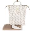 Walking Mum Zaino Fasciatoio Botton - Borsa Mamma per Passeggino con Fasciatoio, Tasche e Tessuto Waterproof - Fiori