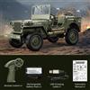 LKCOMO Voiture RC 1:10 JJRC C8815 Jeep 4WD Fuoristrada Telecomandata