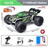 zwn Voiture RC 1:16 Preassemblata 70 km/h 4WD Deriva Nero Rosso Verde SCY-16101