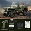 LKCOMO Voiture RC 1:10 JJRC C8815 Jeep 4WD Fuoristrada Telecomandata