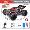 zwn Voiture RC 1:16 Preassemblata 70 km/h 4WD Deriva Nero Rosso Verde SCY-16101