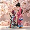 Bandai Statua In PVC Di Akaza Koyuki Demon Slayer Collezione Serie 1/60