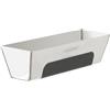 wolfcraft Vaschetta per Stucco in Acciaio Inox, 2000 ml per Cartongesso | Contenitore stucco impermeabile con impugnatura antiscivolo, bordi dritti per rimuovere eccesso stucco dalla spatola 4059000