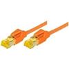 EXC Cavo patch S/FTP, PiMF, Cat 6a, arancione, 3,0 m Per 10 Gigabit/s, senza alogeni, con cavo Draka e connettori Hirose TM31 (72203A)