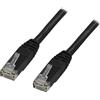 Deltaco Cavo di rete Cavo patch UTP Cat6 0,5 m, nero