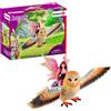 Schleich Bayala elfo su gufo glitterato