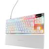 SteelSeries Tastiera da gaming SteelSeries APEX PRO TKL bianca, generazione 3, con tecnologia OmniPoint 3.0 analogica