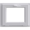 Proline Finestra in PVC bianco L 80 x H 60 cm, 1 anta ribaltabile