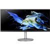 Acer CB342CU Monitor PC 86,4 cm (34") 3440 x 1440 Pixel UltraWide Quad HD LCD Nero, Argento
