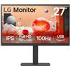 LG 27BA750-B Monitor PC 68,6 cm (27") 1920 x 1080 Pixel Full HD LCD Nero