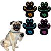 Phaechild Cani Protezioni Zampe Pads, Controllo trazione per Antiscivolo,dallo scivolamento su pavimenti scivolosi,Autoadesivo Cane Calze Scarpe per Cani Sostituzione Multicolore 80 pz - L