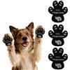 Phaechild Cani Protezioni Zampe Pads, Controllo trazione per Antiscivolo,dallo scivolamento su pavimenti scivolosi,Autoadesivo Cane Calze Scarpe per Cani Sostituzione Nero 80 pz - XXL