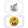 MAM Baby Succhietto MAM Air 16+ in silicone neutro, 2 pezzi