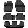 ELEMENT Set di Tappetini Auto in Gomma TPE 3D per FORD Galaxy (RN) | 2006-2015 | Tappetini Auto Originali 100% Adatti, Tappetini Gomma Auto Antiscivolo Premium, Tappetini 3D per Auto