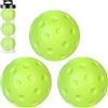Generico Silent Picklebal Balls - Palline Schiuma Pickleball | 74mm palline da pickleball per interni | Palla Morbida PU Colorata per Interni, Riscaldamento, Gioco Sicuro