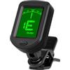 AMFUN Accordatore Chitarra, Elettronico Tuner a Clip con DSchermo LCD 360° Rotazione, Accordatore Chitarra Acustica Clip On per Chitarra, Basso