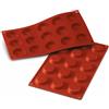Silikomart Stampo in silicone alimentare per N°15 Mini-Tartelette mm Ø45 x 10 h