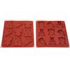 Silikomart Stampo in silicone alimentare per N°9 Figure di Pasqua mm 84x 85,5x14h