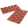 Silikomart Stampo in silicone alimentare per N°15 Mini Waffle mm Ø40x12 h