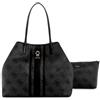 GUESS ERENIA GIRLFRIEND SATCHEL, COLOR CLO - COAL LOGO CLO - COAL LOGO One Size