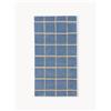 Westwing Collection Tappeto in lana fatto a mano con motivo in rilievo Kallie - Blu