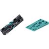 Wolfcraft Rapportatore Angolare E Tagliacornici, 6948000, Prodotto 2 In 1 Per Battiscopa Perfetti & Cunei Distanziatori In Plastica, 6930000
