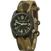 BERTUCCI Orologio DX3 CAMO | Quadrante verde oliva con cassa verde oliva scuro e cinturino multicam | finitura opaca | durata della batteria 4 anni | resistenza all'acqua 50 M, DX3 Field Watch
