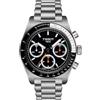 Tissot PR516 Orologio meccanico cronografo in acciaio inossidabile 316L con rivestimento PVD nero, grigio, 20 (T1494592105100), grigio, sportivo