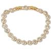 Generic Collana angelica - Collane di cristallo in oro 18 carati, collana delicata di gioielli in oro, cristallo trasparente per donne, matrimonio, festa, matrimonio, San Valentino