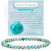Farfume Bracciali di Perline per Donne, 4mm Bracciale di Cristallo in Argento Sterling 925, Gioielli di Pietra Naturale Regali di Chakra