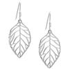 Silverly Orecchini Pendenti in Argento Sterling con Foglia e Ganci | Orecchini a Forma di Foglia in Argento 925 con Motivo Traforato | Gioielli Ispirati alla Natura per le Donne