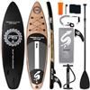 SereneLife Stand up Paddle Board Gonfiabile - Pagaia SUP Antiscivolo, Pompa, Cordino di Sicurezza e Accessori Giovani