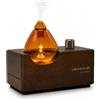 chezArtemis Amber Diffusore di oli essenziali Senza Acqua Nebulizzatore | Vetro ambrato artigianale e legno per aromaterapia , portatile, 10 giorni batteria, idea regalo vintage, retro per la casa