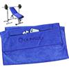 DUNSOO Asciugamano Palestra,Asciugamani Microfibra,Super Assorbente Telo Palestra, Con Tasca Con Cerniera, Per Esercizi Di Fitness, Yoga, Sport Al Chiuso e All'Aperto (120x50cm)