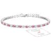 Aretas Bracciale da donna in argento Sterling 925, regolabile, regalo di compleanno, Natale, per lei, donne, fidanzate