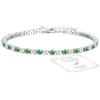Aretas Bracciale da donna in argento Sterling 925, regolabile, regalo di compleanno, Natale, per lei, donne, fidanzate