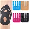KBRPEY 12 Pezzi Ginocchio Tape Sportivo Kinesiologico Pretagliato per Muscoli e Articolazioni Kinesio Tape Elastico Traspirante Resistente Acqua per Sport Palestra Fitness Riabilitazione Fisioterapia