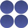 PawwJoy Cuscinetti di ricambio per mocio elettrico, 16,5 cm, per la pulizia dei pavimenti, confezione da 4 panni in microfibra blu lavabili