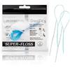 DanTicy Super Floss Threaders, filo interdentale parodontale, threader ortodontico, strumento ultracleano per la cura quotidiana della malattia parodontale e delle gengive