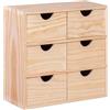 WELL HOME MOBILIARIO & DECORACIÓN Well Home Miniblock 6 cassetti in legno di pino