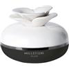Millefiori Milano - Diffusore di Fragranza con Fiore in Ceramica Nero - Idea Regalo Elegante per Profumare Gli Ambienti
