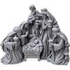 DRW Mistero Nascita Adorazione dei Re Magi Argento 22 x 13 x 15 cm | Realizzato in PLA, prodotto in Spagna