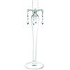 H&H Strass Candeliere 1 Fiamma, 8.5x8.5x31 cm