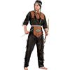DEGUISE TOI Costume da indiano per uomo - Marrone - M