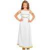 W WIDMANN MILANO Party Fashion - Costume da dea greca per bambini | Abito con corona d'alloro in stile romano per Carnevale e feste a tema
