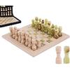 MARBLE RANGE Set di scacchi in marmo per adulti, gioco da tavolo fatto a mano da 12 pollici con 32 pezzi degli scacchi, 2 regine extra e scatola portaoggetti, regalo per la casa (Verona & Green)